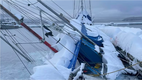 Juneau Suffers Record Snowfall, Triggering Boats Flooding and Roof Collapses; Europe Endures Severe Weather