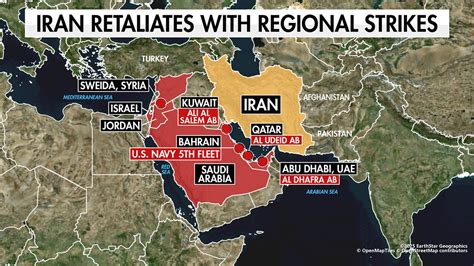 Iran Strikes U.S. Al-Minad Base in UAE and Jordanian Air Bases in Retaliation